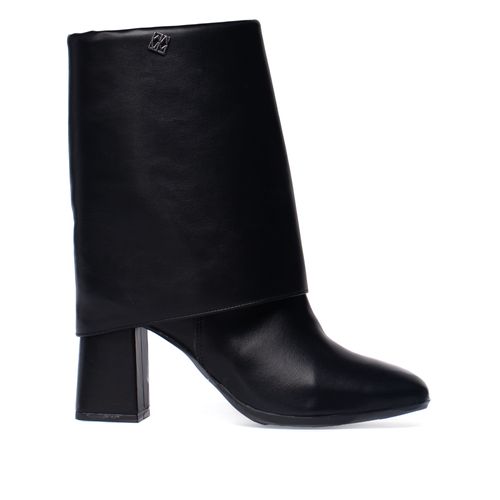 Bota Feminina Via Marte Cano Médio Salto Alto Preto