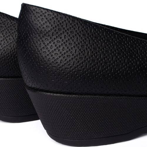 Sapato Feminino Piccadilly Texturizado Preto