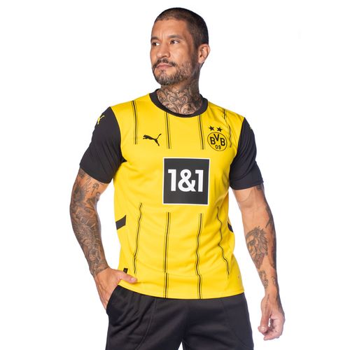 Camisa Masculino Puma Borussia Dortmund 24/25 Réplica Amarelo/Preto