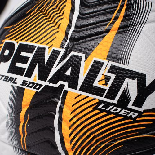 Bola Futsal Penalty Líder XXV Branco/Laranja