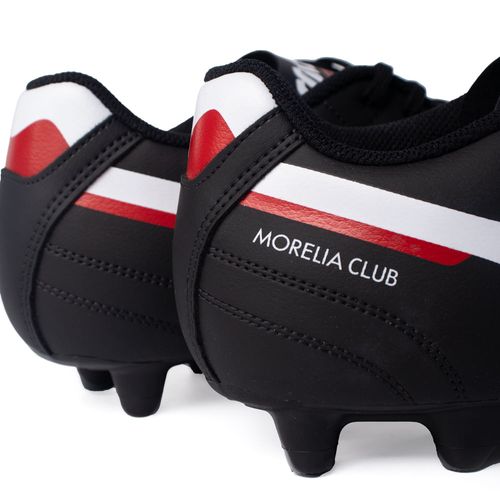 Chuteira Mizuno Morelia Club Campo Preto/Vermelho