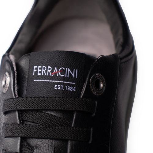 Sapatênis Masculino Ferracini Dubay Couro Preto