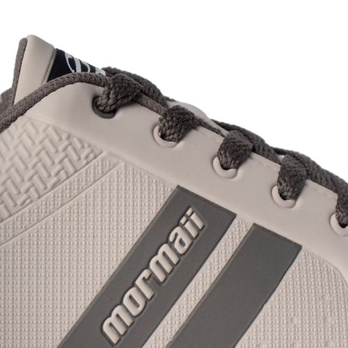 Tênis Masculino Mormaii Urban Stripe 3 Slim Bege/Cinza