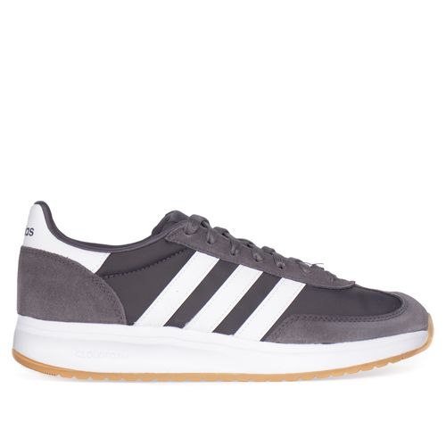 Tênis Masculino Adidas Run 70 Camurça Preto/Branco