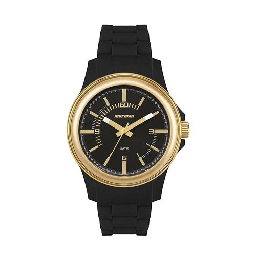 Relógio Feminino Mormaii Analógico MO2035LS/8P Preto/Dourado