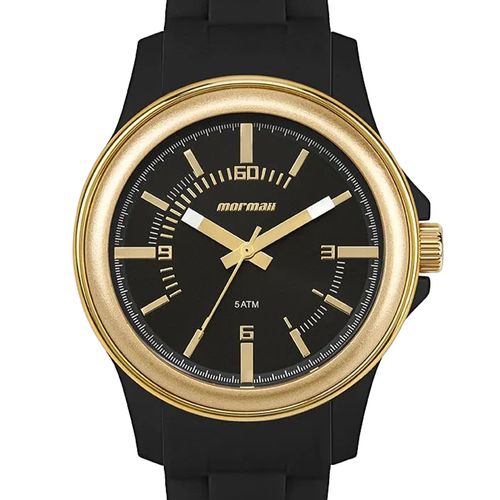 Relógio Feminino Mormaii Analógico MO2035LS/8P Preto/Dourado