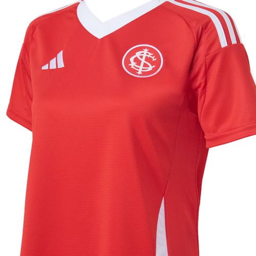 Camisa Feminina Adidas Inter I AEROREADY Vermelha