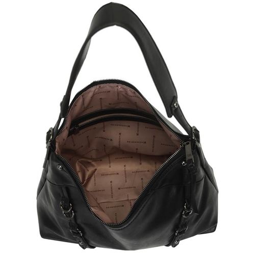 Bolsa Feminina WJ Tiracolo Grande Fivelas Preto