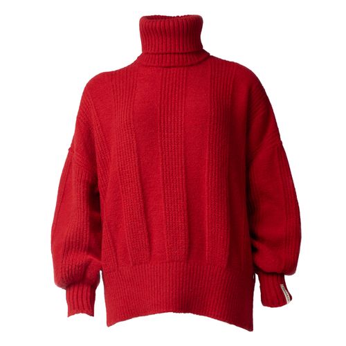 Blusa Feminina Biamar Tricot Gola Removível Vermelho