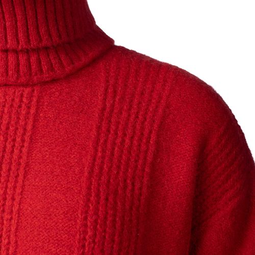 Blusa Feminina Biamar Tricot Gola Removível Vermelho