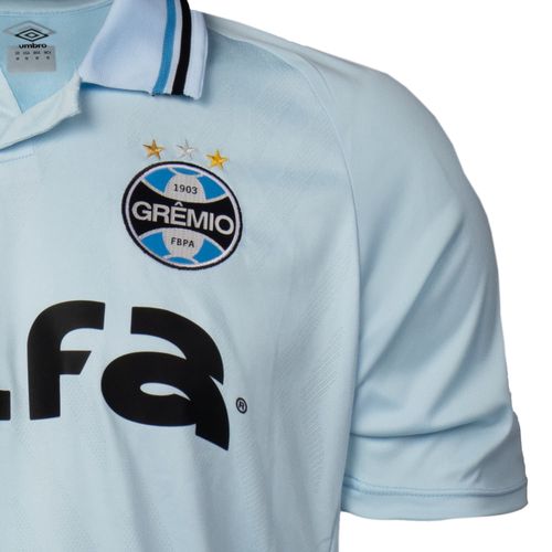 Camisa Masculina Umbro Grêmio Curta Azul Celeste