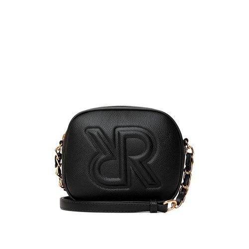 Bolsa Feminina Rafitthy Tiracolo Alça Correntes Pequena Preto