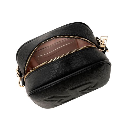 Bolsa Feminina Rafitthy Tiracolo Alça Correntes Pequena Preto