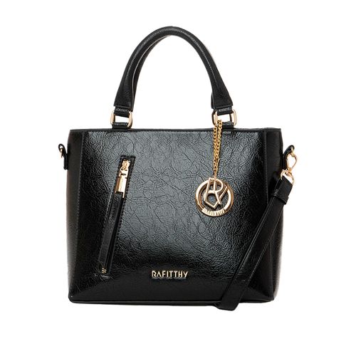 Bolsa Feminina Rafitthy Tote Média Alça Extra Preta