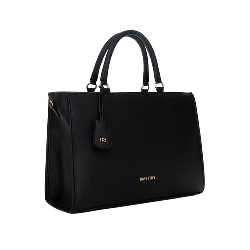 Bolsa Feminina Rafitthy Estruturada Tiracolo Preto