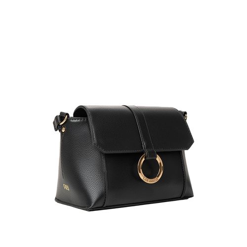 Bolsa Feminina Rafitthy Transversal Pequena Moderno Preto