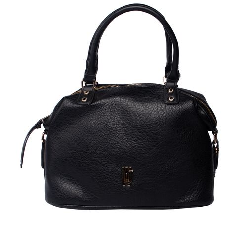 Bolsa Feminina WJ Tiracolo Grande Texturizada Preto