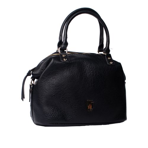 Bolsa Feminina WJ Tiracolo Grande Texturizada Preto