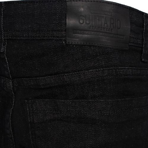 Calça Jeans Masculina Guitta Rio Modelagem Slim Preto