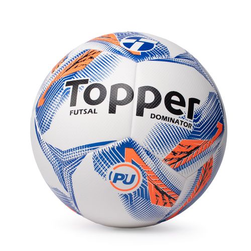 Bola Topper Futsal Dominator Laranja Azul