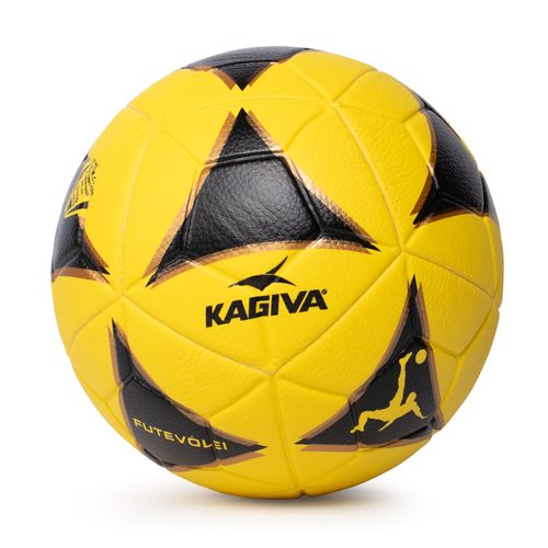 Bola Futevôlei Kagiva Geométrica Amarelo/Preto