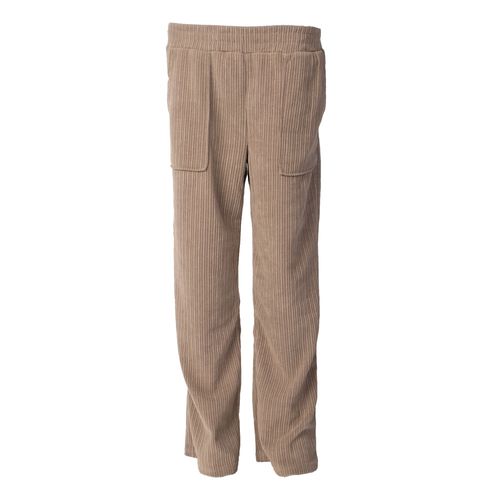 Calça Feminina Facinelli Cotelê Reta Marrom