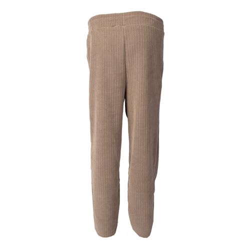 Calça Feminina Facinelli Cotelê Reta Marrom