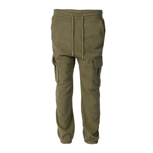 Calça Feminina Facinelli Jogger Cargo Cotelê Militar