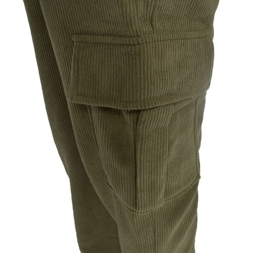 Calça Feminina Facinelli Jogger Cargo Cotelê Militar
