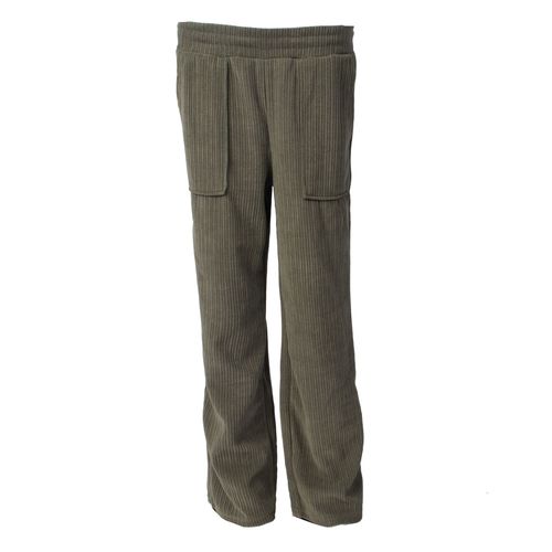 Calça Feminina Facinelli Cotelê Reta Verde Escuro