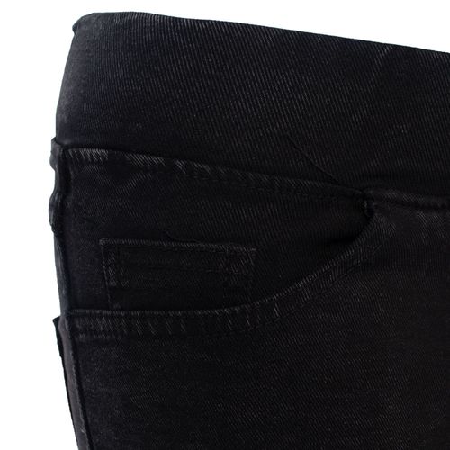 Calça Feminina Facinelli Malha Reta Textura Sarja Preto