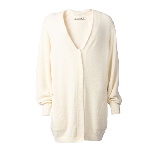 Casaco Feminino Biamar Pluma Alongado Off White