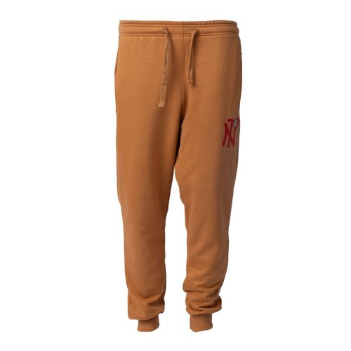 Calça Moletom Masculina Over Surf Punho Monograma Caramelo