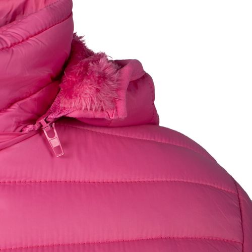 Jaqueta Feminina Eagle Rose Puffer Peluciado Rosa