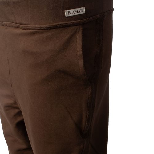 Calça Feminina Biamar Slim Moletom Marrom