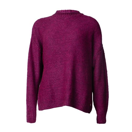 Blusa Feminina Biamar Tricot Mullet Fendas Laterais Roxo