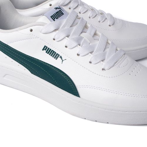 Tênis Masculino Puma Court Classic Clean Urbano Branco/verde