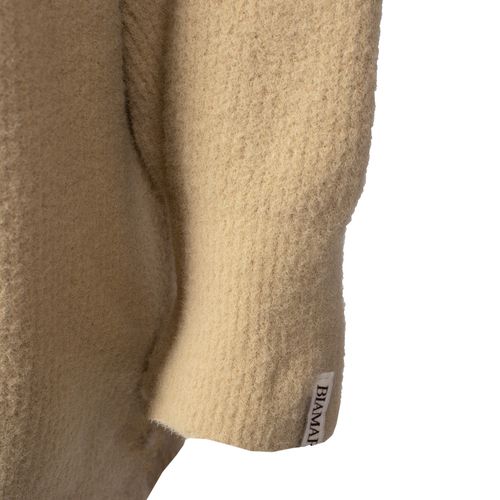 Veste Legging Feminino Biamar Fio Pluma Bege Escuro