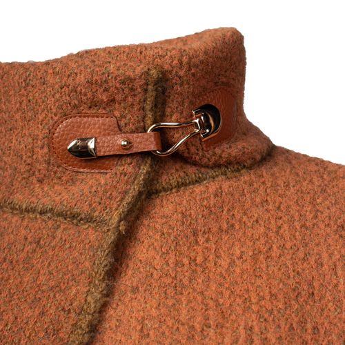 Capa Feminina Biamar Tricot Retangular Caramelo