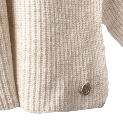Cachecol Feminino Biamar Tricot Bege Claro