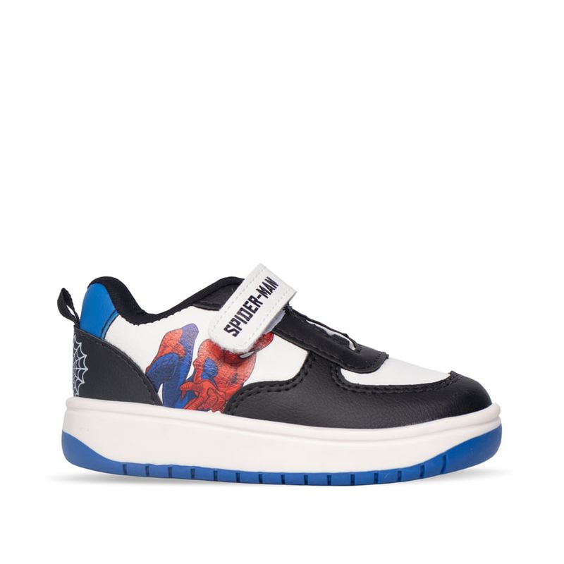 tenis-infantil-marvel-homem-aranha-ilustracao-tira-aderente-branco-preto-10.46777a
