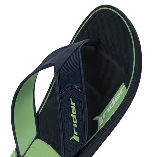 Chinelo Masculino Rider Start III Tiras Largas Marinho Verde