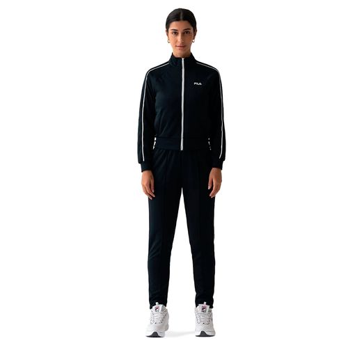 Agasalho Feminino Fila Classic Icon Preto/Branco