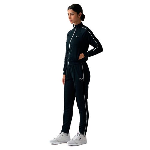 Agasalho Feminino Fila Classic Icon Preto/Branco
