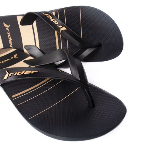 Chinelo Masculino Rider Feel Urban Tiras Preto