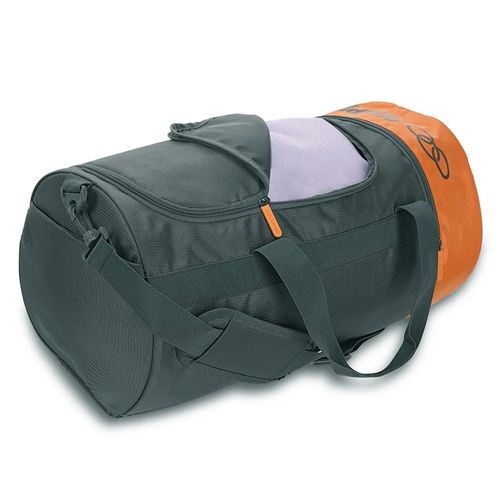 Bolsa Unissex Olympikus Gym Bag Compartimentos Cinza/Laranja