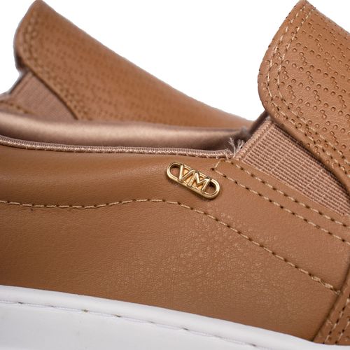 Tênis Feminino Via Marte Napa Calce Fácil Marrom/branco