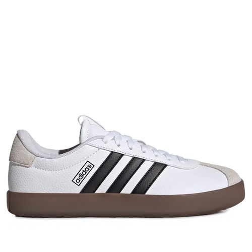 Tênis Feminino Adidas VL Court 3.0 Camurça Detalhes Branco