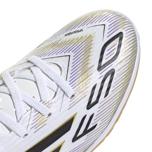 Chuteira Masculina Adidas F50 Club Futsal Fiberskin Branco