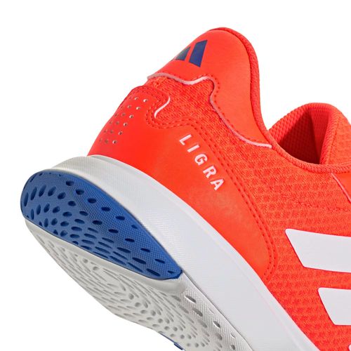 Tênis Masculino Adidas Ligra 8 Respirável Laranja/Branco